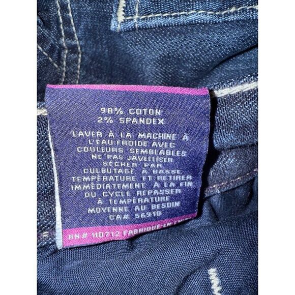 Vigoss The Boyfriend Rolled Up Skinny Distressed Jeans Size 24 - Picture 10 of 11